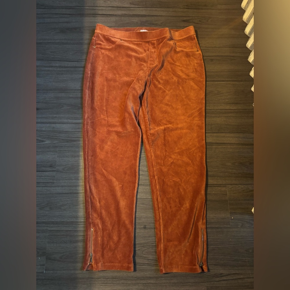 Susan Graver Burnt Orange Pants